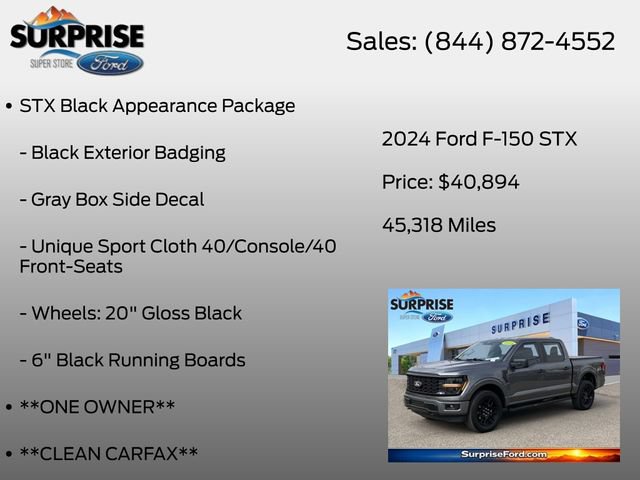 Certified 2024 Ford F150 STX w/ STX Black Appearance Package AWD/4WD image 7