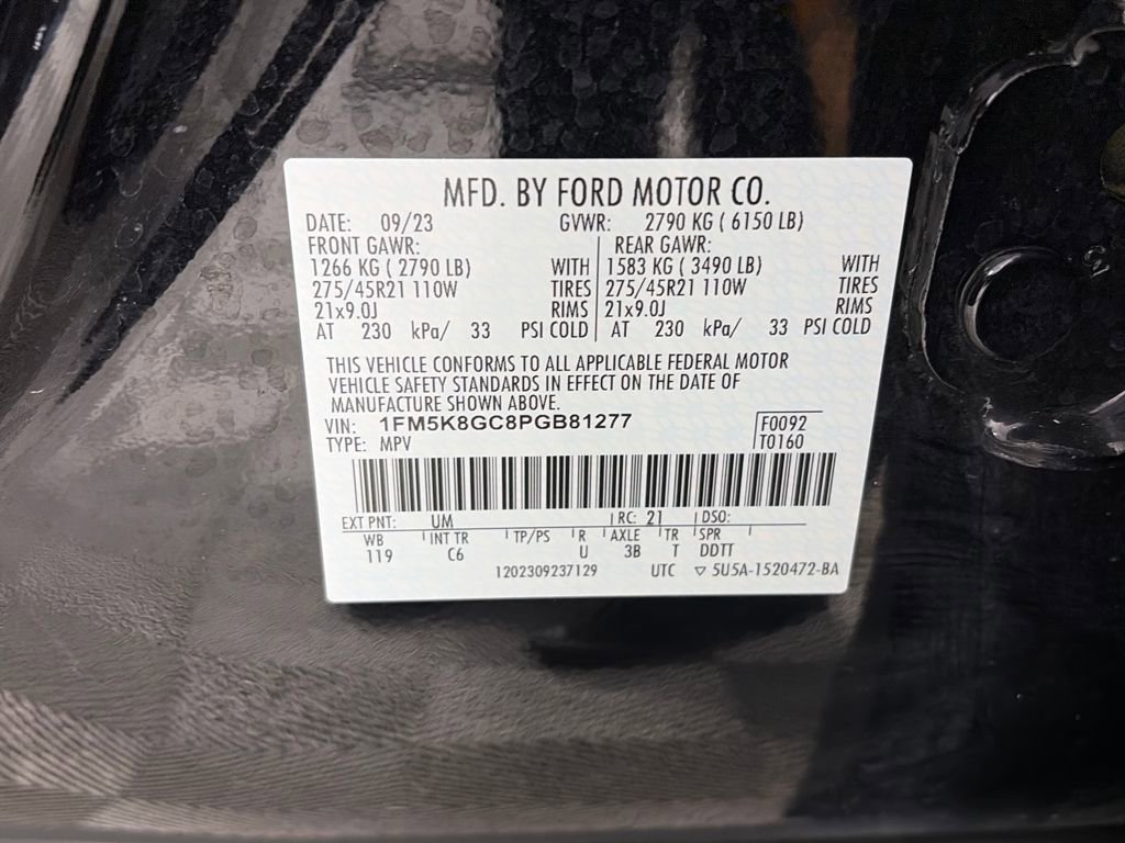 Certified 2023 Ford Explorer ST w/ Equipment Group 401A image 9