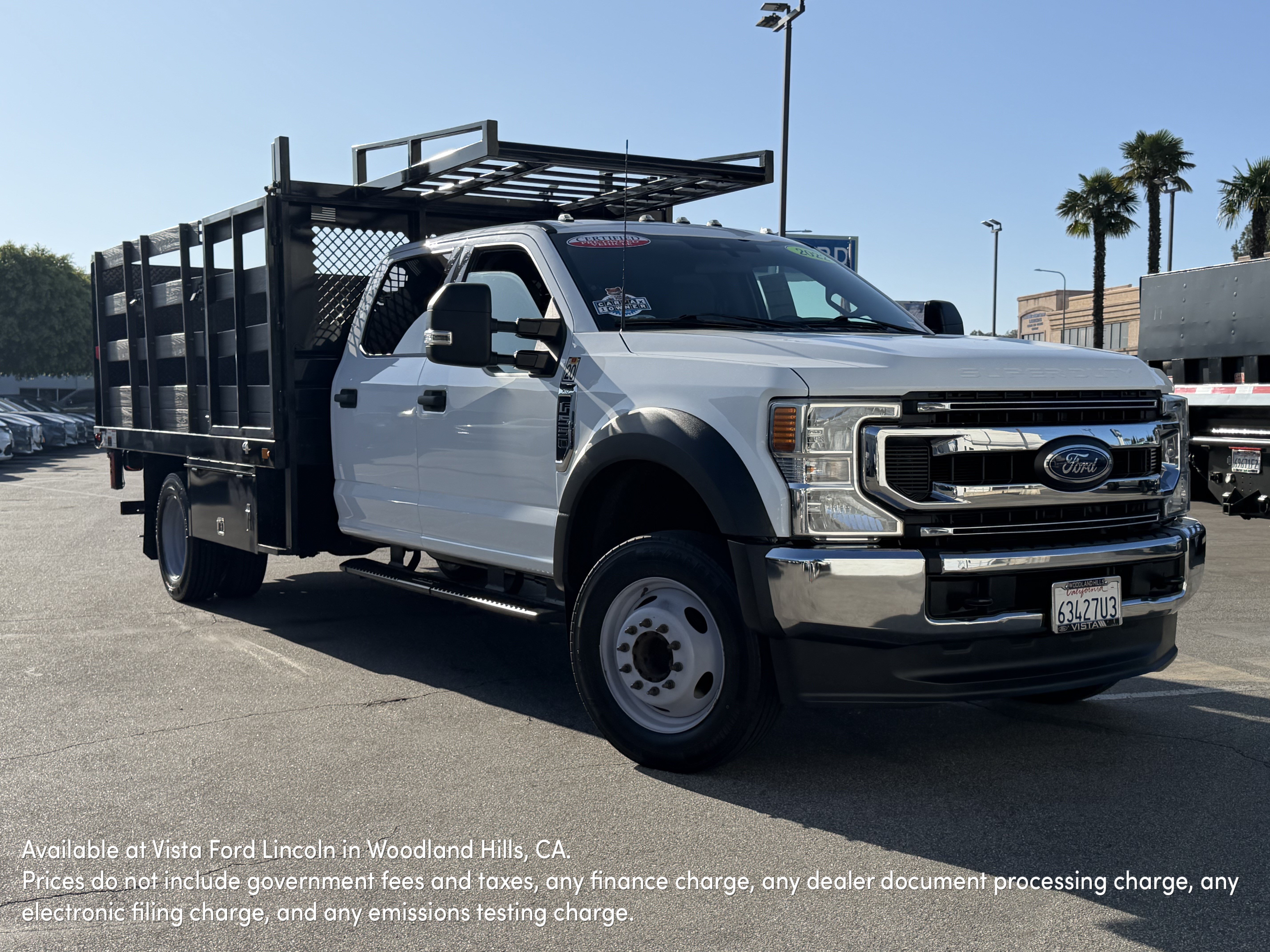 Certified 2022 Ford F550 2WD Crew Cab Super Duty w/ XLT Value Package image 1