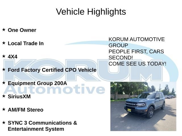 Certified 2023 Ford Bronco Sport Big Bend AWD/4WD image 4