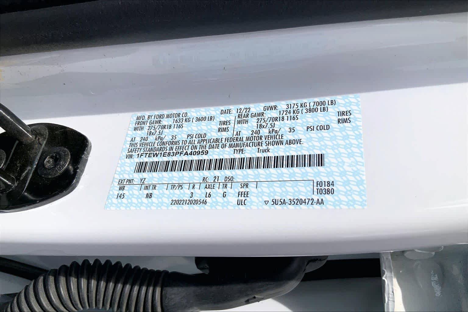 Certified 2023 Ford F150 Tremor w/ Equipment Group 402A High AWD/4WD image 30