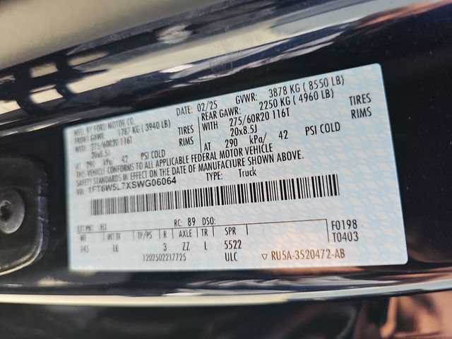 Certified 2025 Ford F150 Lightning Lariat AWD/4WD image 34