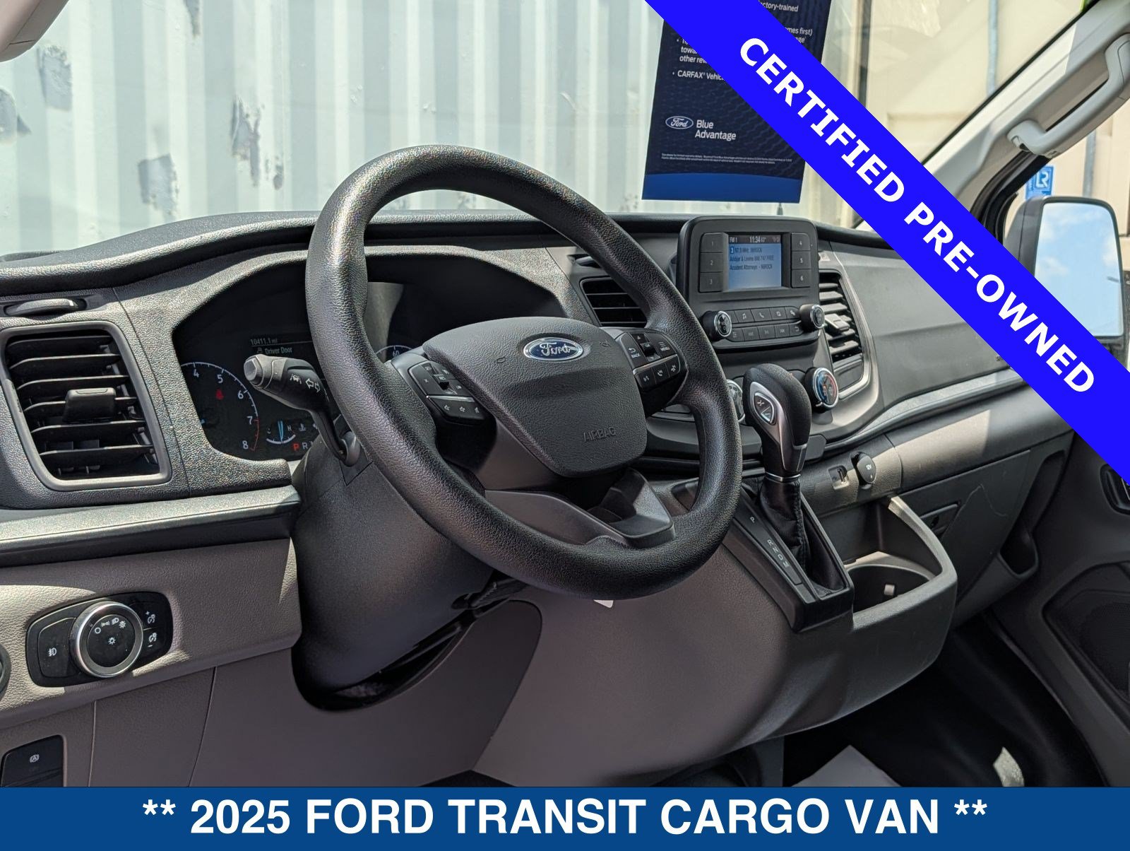 Certified 2025 Ford Transit 250 Low Roof w/ Exterior Upgrade Package RWD image 19