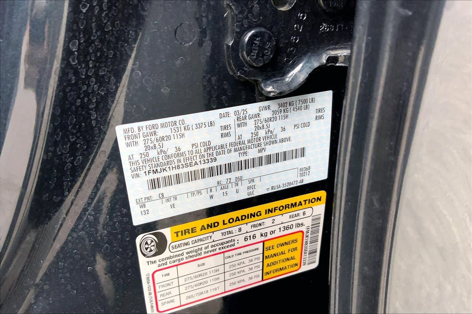 Certified 2025 Ford Expedition Max Active RWD image 36