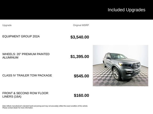 Certified 2023 Ford Explorer XLT w/ Equipment Group 202A image 9