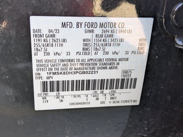 Certified 2023 Ford Explorer XLT w/ Equipment Group 202A AWD/4WD image 35