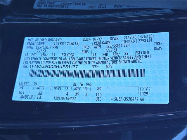 Certified 2017 Ford Escape SE AWD/4WD image 24