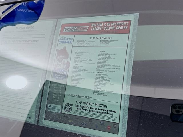 Certified 2023 Ford Edge SEL w/ Convenience Package AWD/4WD image 15