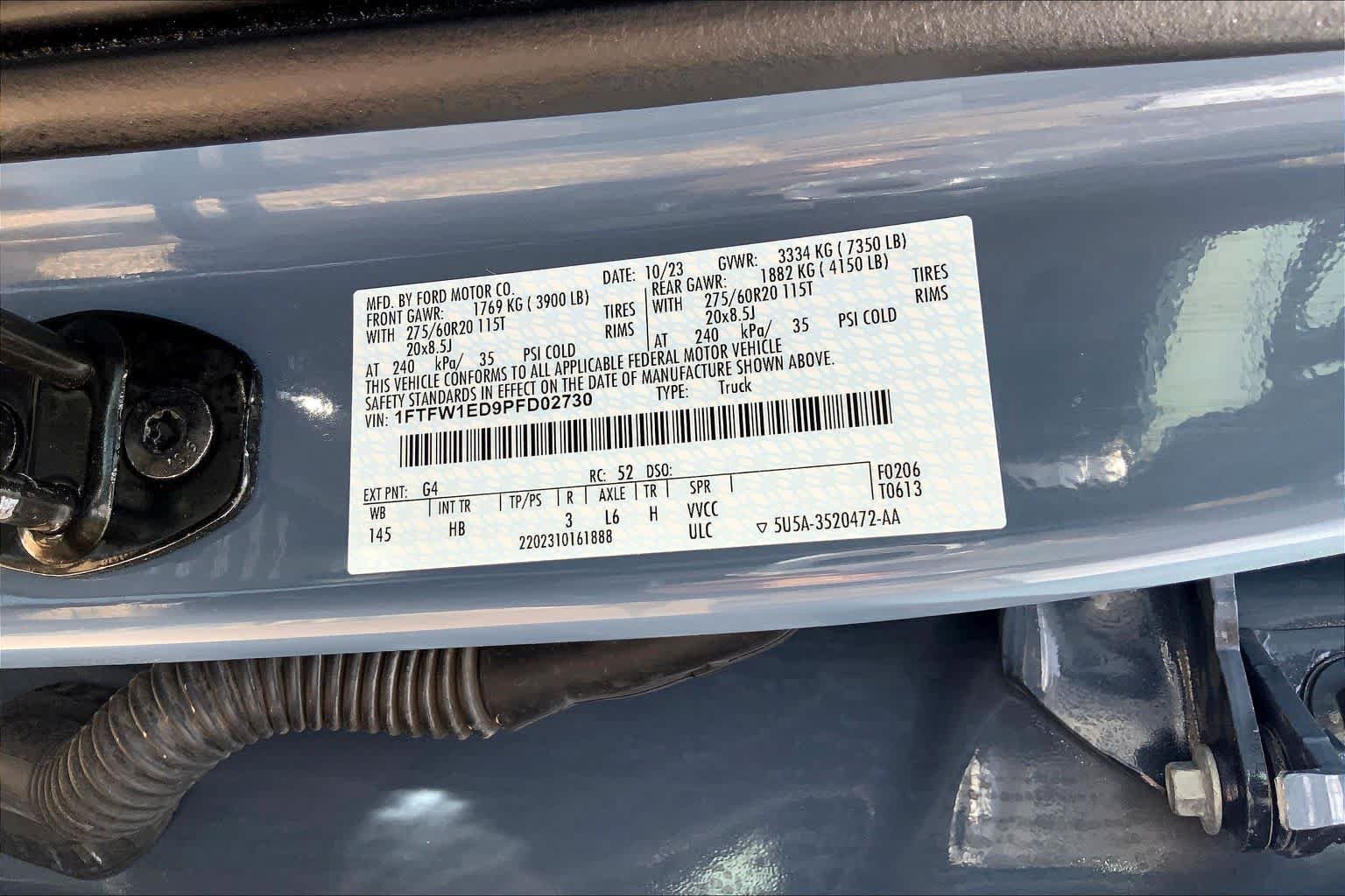 Certified 2023 Ford F150 Lariat AWD/4WD image 37