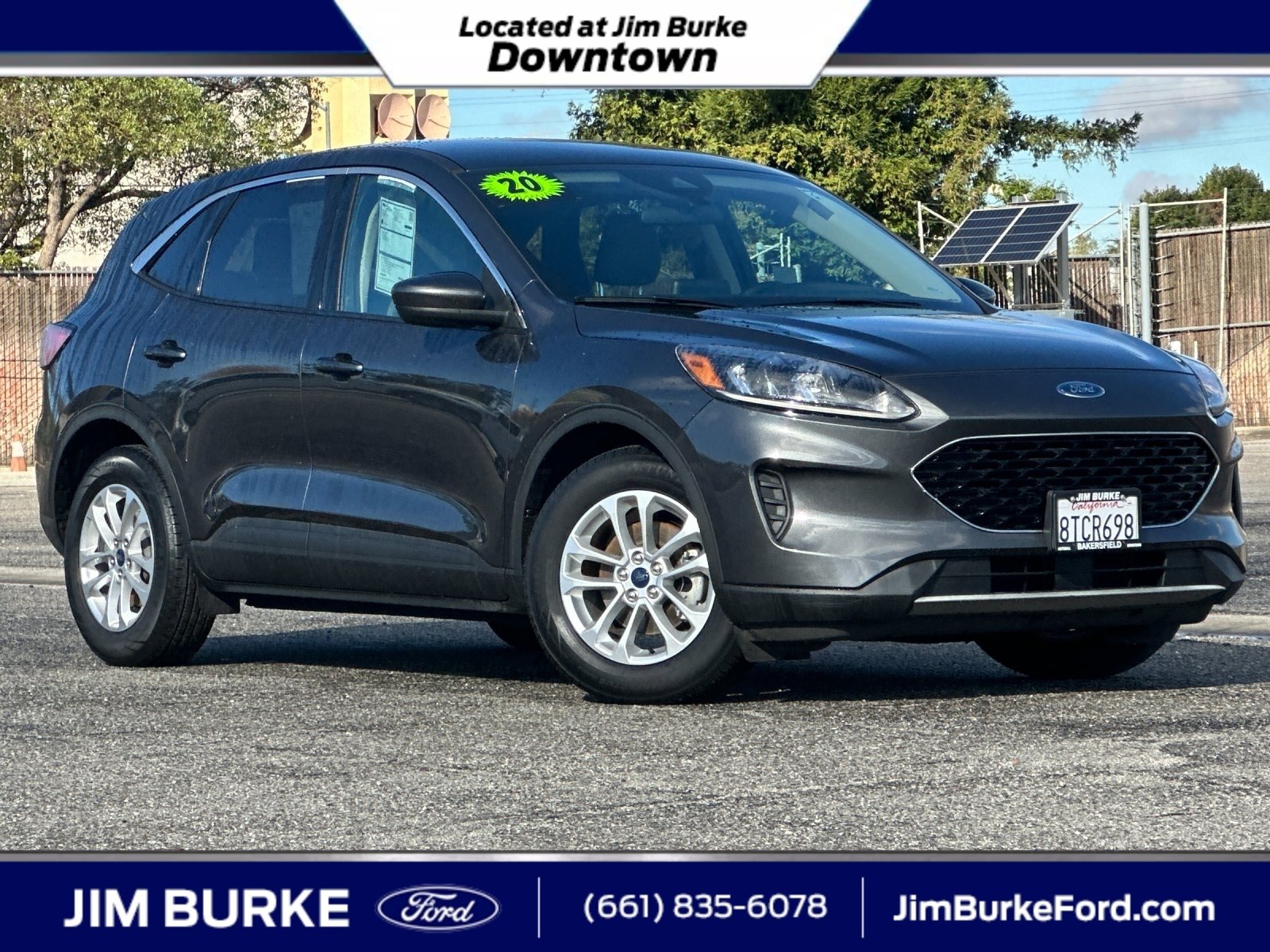 Certified 2020 Ford Escape SE