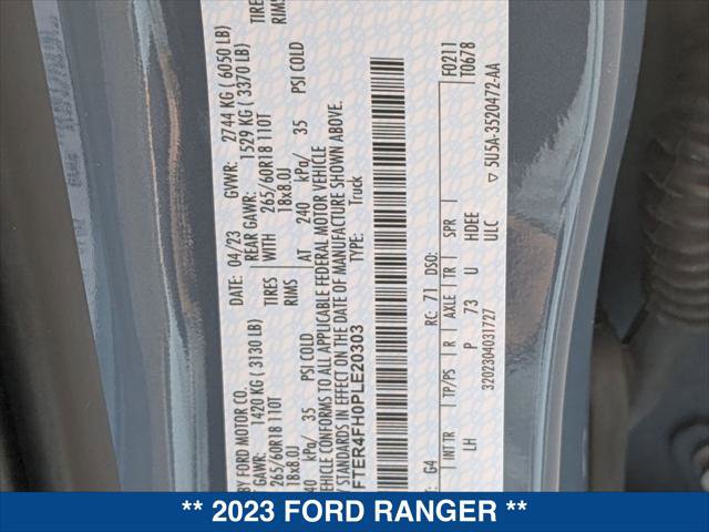 Certified 2023 Ford Ranger XLT w/ Equipment Group 302A High AWD/4WD image 24