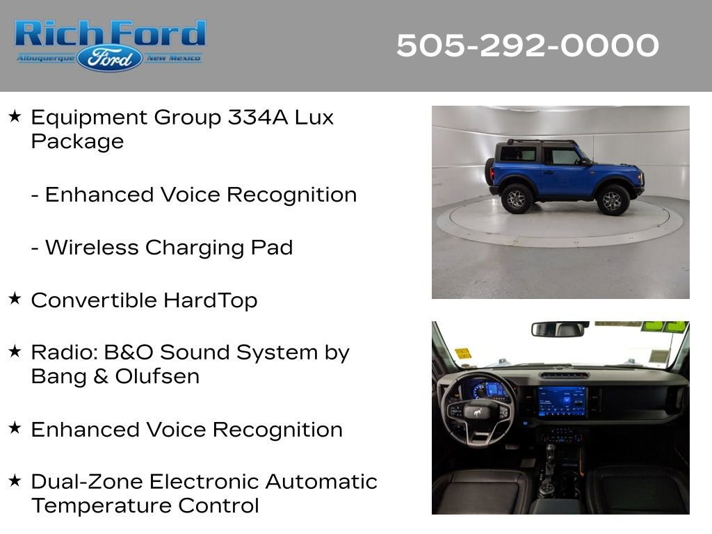 Certified 2022 Ford Bronco Badlands image 32