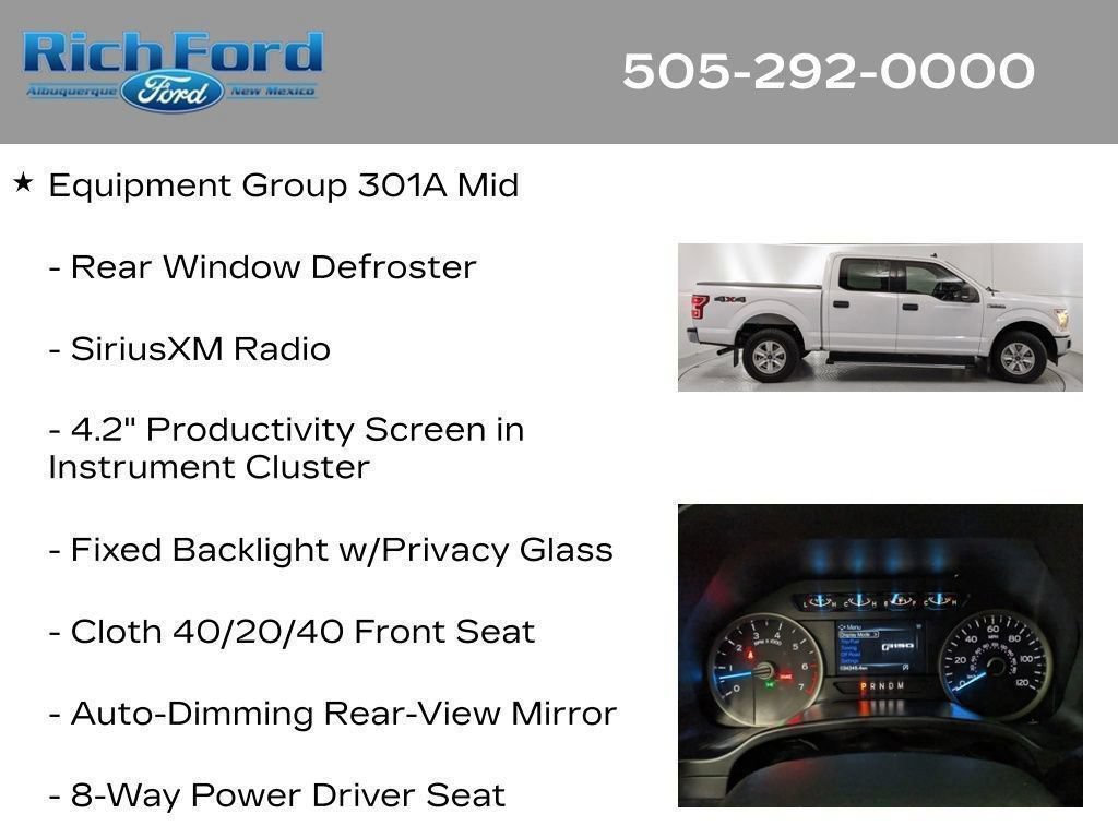 Certified 2020 Ford F150 XLT w/ Equipment Group 301A Mid AWD/4WD image 51