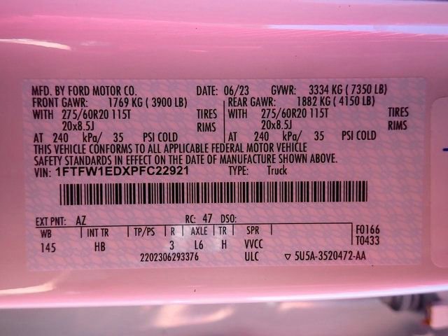 Certified 2023 Ford F150 Lariat w/ Equipment Group 502A High AWD/4WD image 24