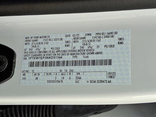 Certified 2022 Ford F150 XL w/ STX Appearance Package image 25