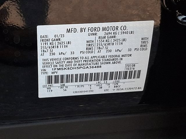 Certified 2023 Ford Explorer XLT w/ Equipment Group 202A AWD/4WD image 34