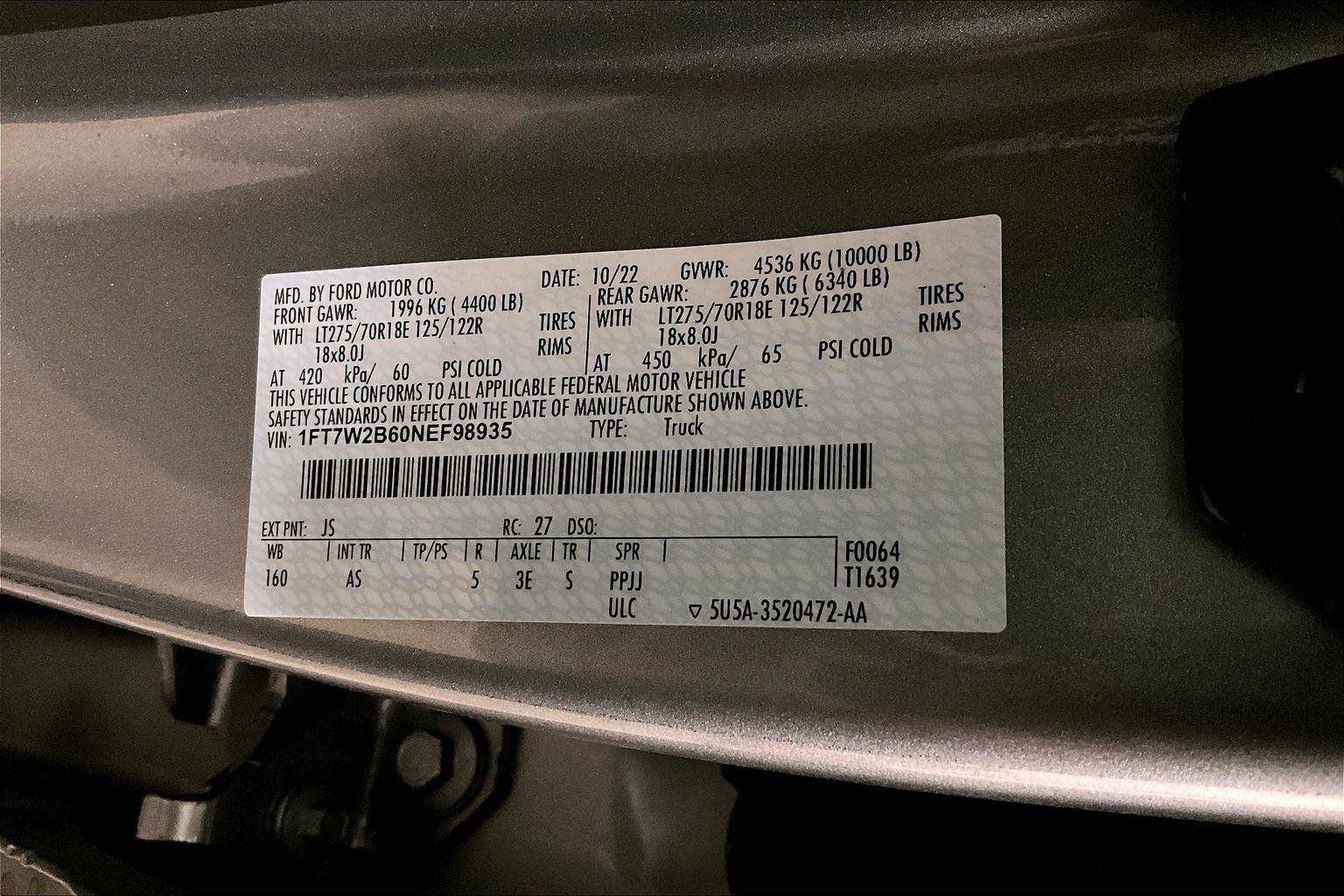 Certified 2022 Ford F250 XL w/ STX Appearance Package image 33