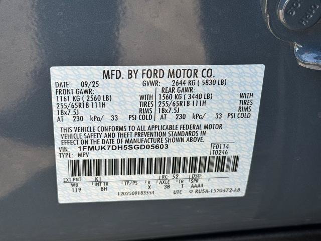 Certified 2025 Ford Explorer Active RWD image 12