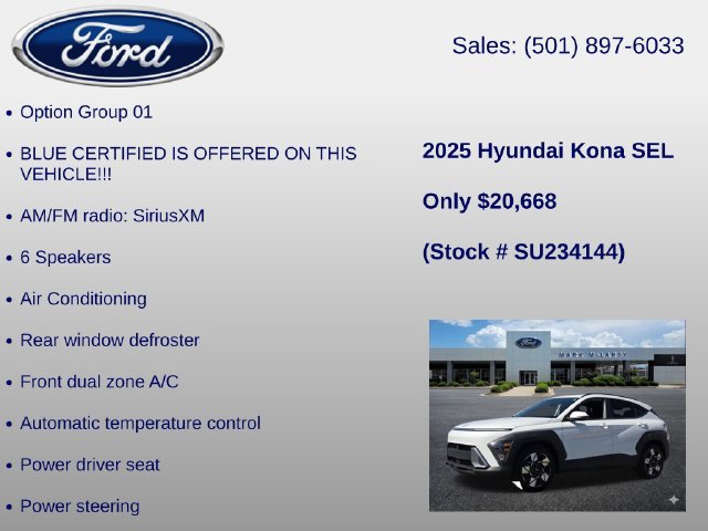 Used 2025 Hyundai Kona SEL FWD image 6