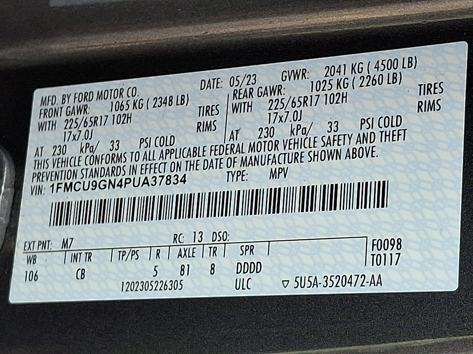 Certified 2023 Ford Escape Active w/ Tech Pack #1 AWD/4WD image 26