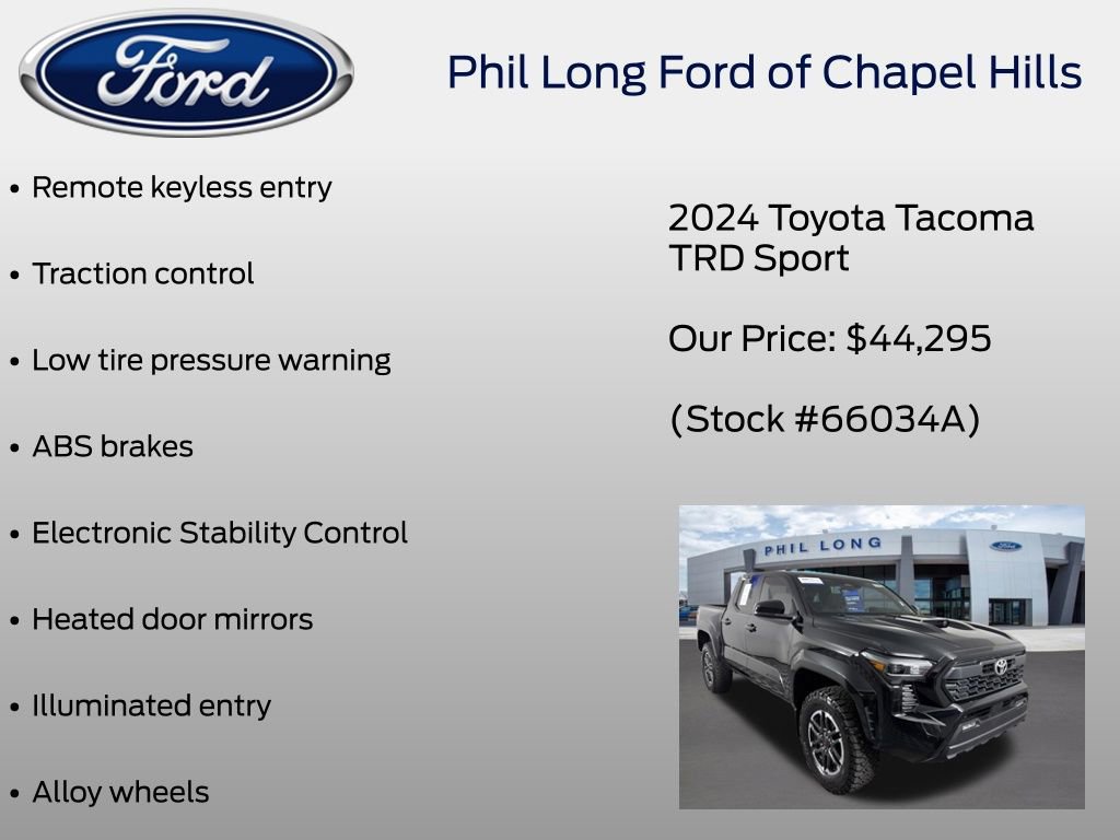 Used 2024 Toyota Tacoma TRD Sport AWD/4WD image 35
