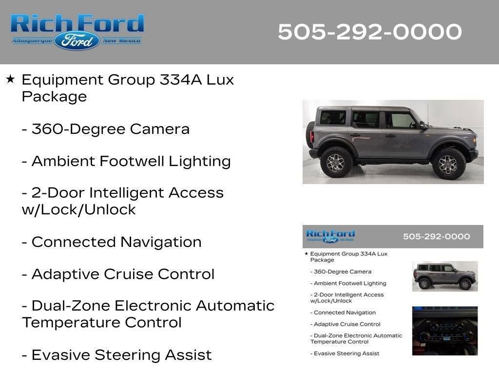 Certified 2025 Ford Bronco Badlands AWD/4WD image 21