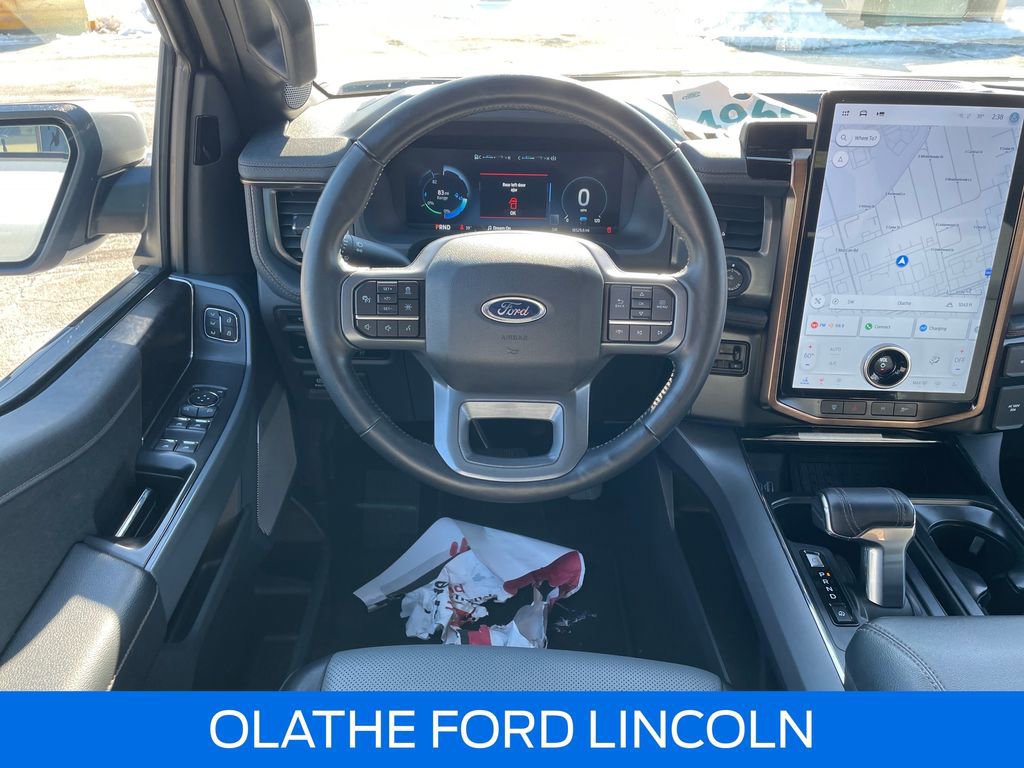 Certified 2023 Ford F150 Lightning Lariat w/ Equipment Group 511A High image 25