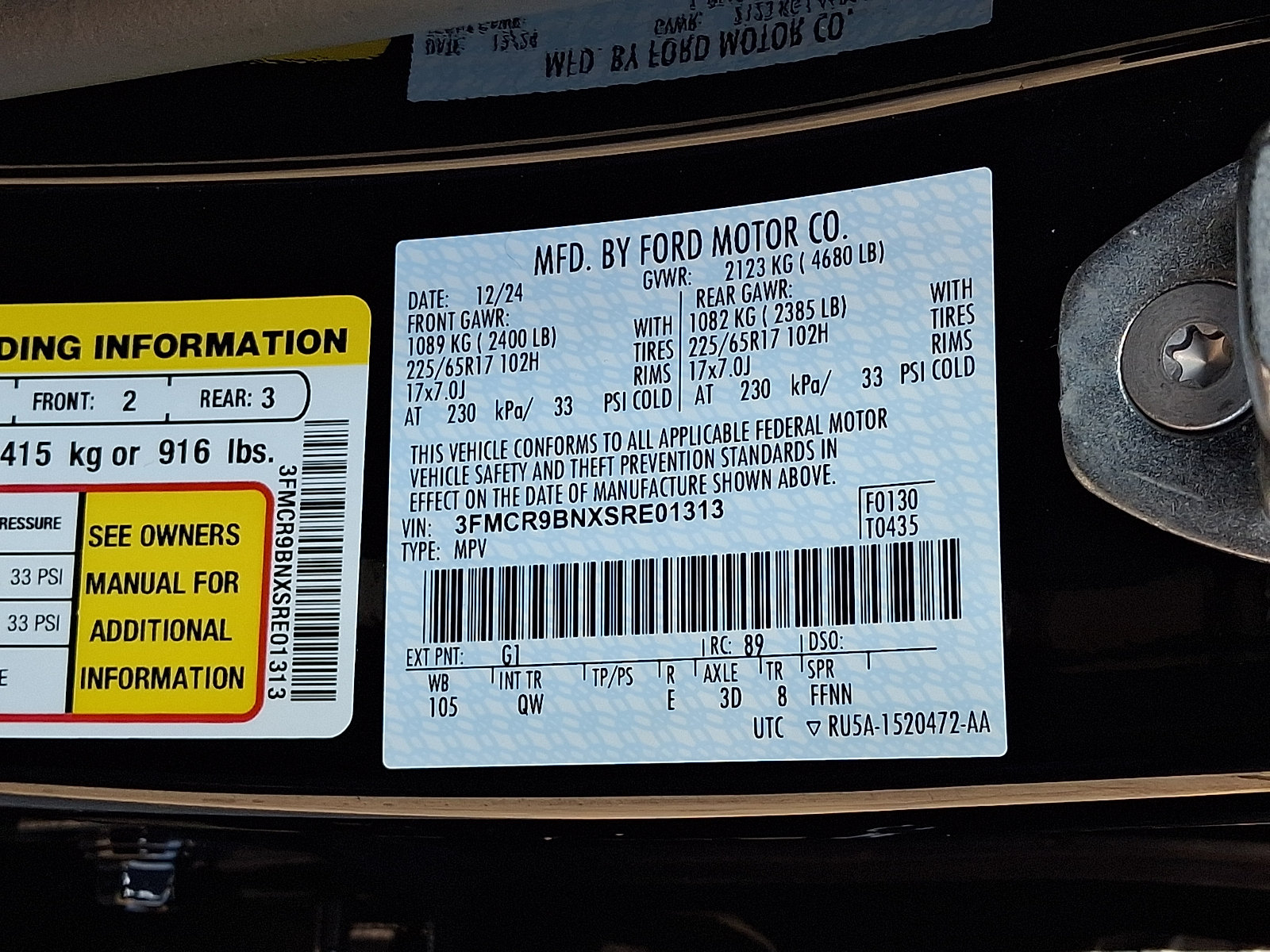 Certified 2025 Ford Bronco Sport Big Bend w/ Convenience Package AWD/4WD image 27