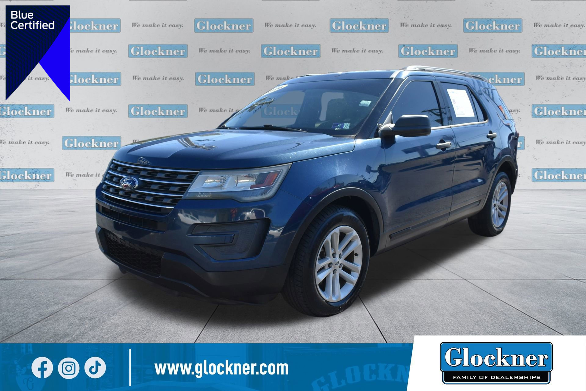 Certified 2016 Ford Explorer FWD