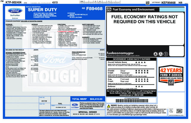 Certified 2019 Ford F250 Lariat w/ Lariat Value Package AWD/4WD image 5