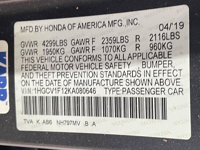 Used 2019 Honda Accord LX image 39