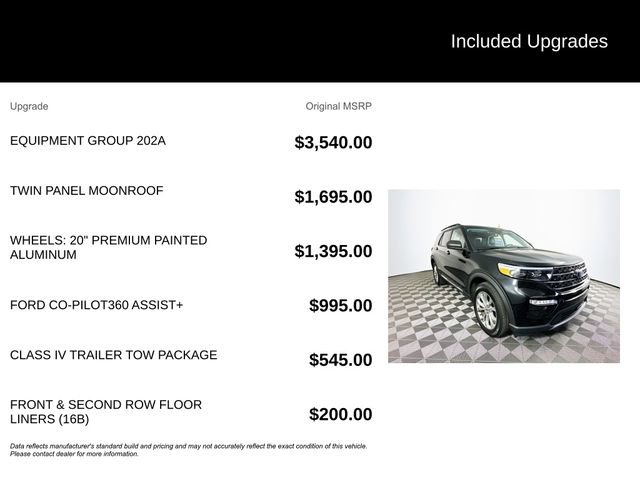 Certified 2023 Ford Explorer XLT w/ Equipment Group 202A image 6