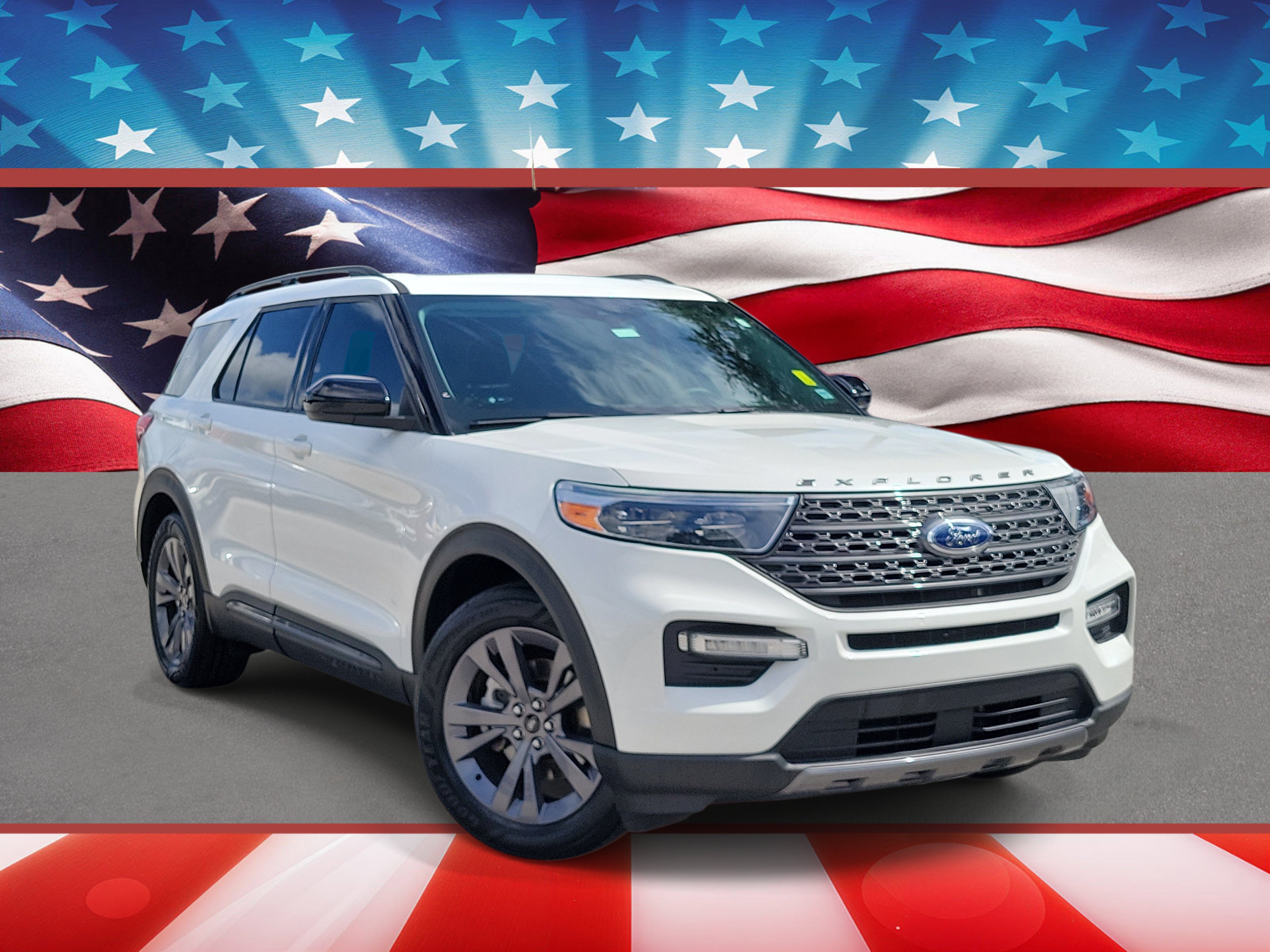 Certified 2022 Ford Explorer XLT w/ Equipment Group 202A RWD image 1