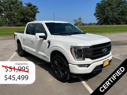 Certified 2023 Ford F150 Lariat w/ Equipment Group 502A High AWD/4WD 360° Tour
