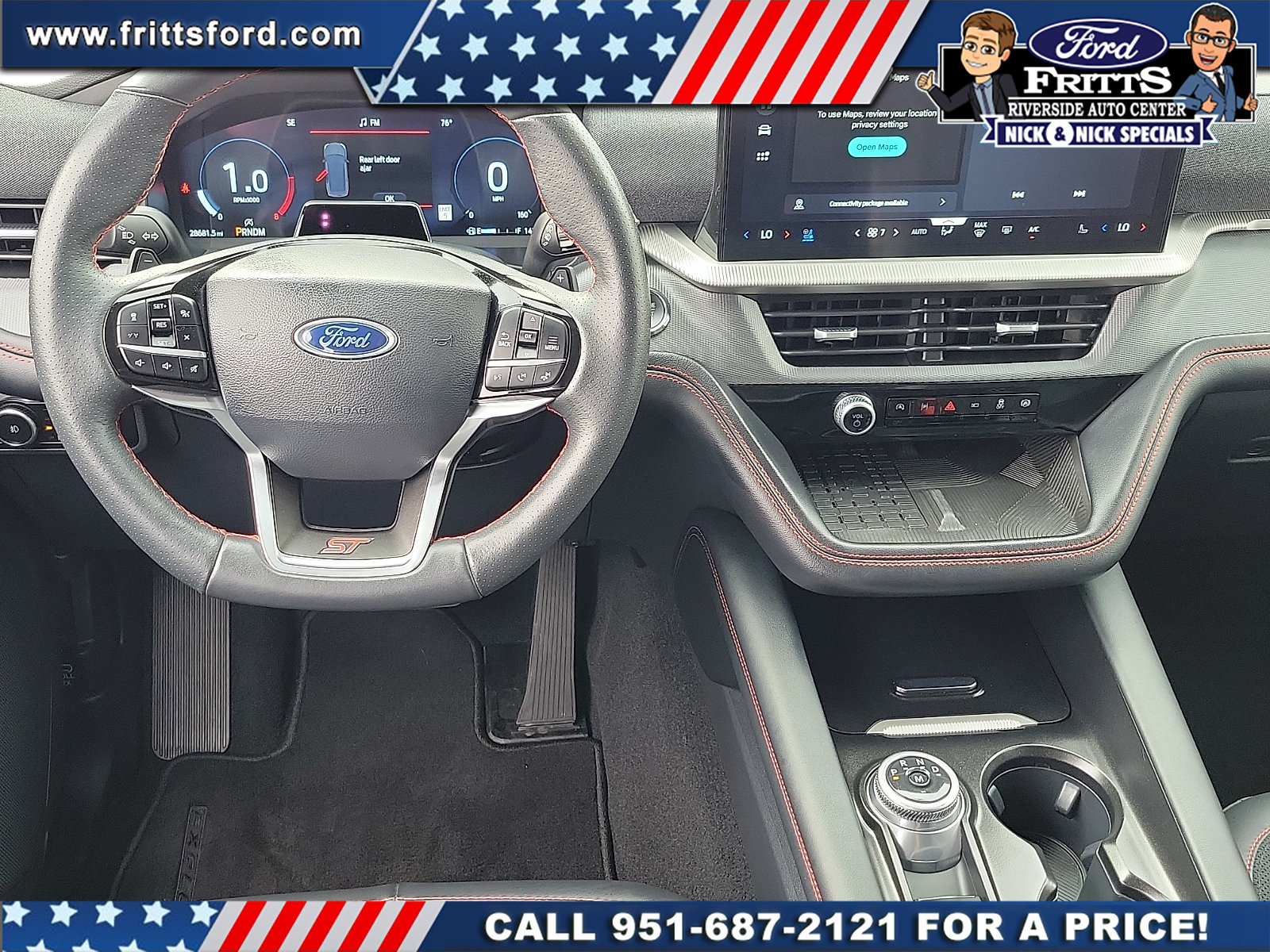 Certified 2025 Ford Explorer ST w/ Sun And Sound Package AWD/4WD image 5