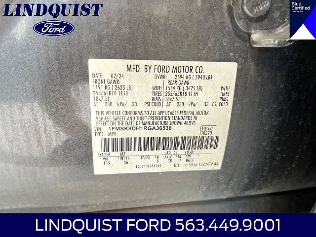 Certified 2024 Ford Explorer XLT w/ Equipment Group 202A AWD/4WD image 21