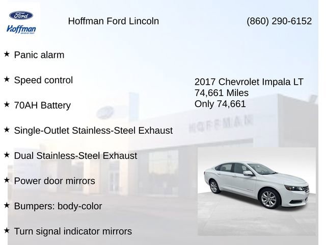 Used 2017 Chevrolet Impala LT FWD image 14