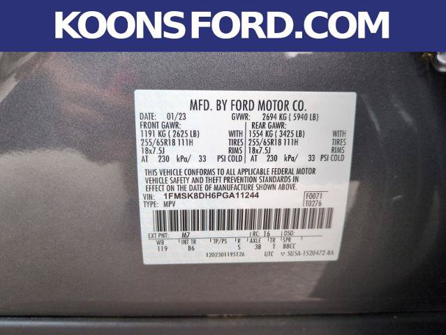 Certified 2023 Ford Explorer XLT AWD/4WD image 28