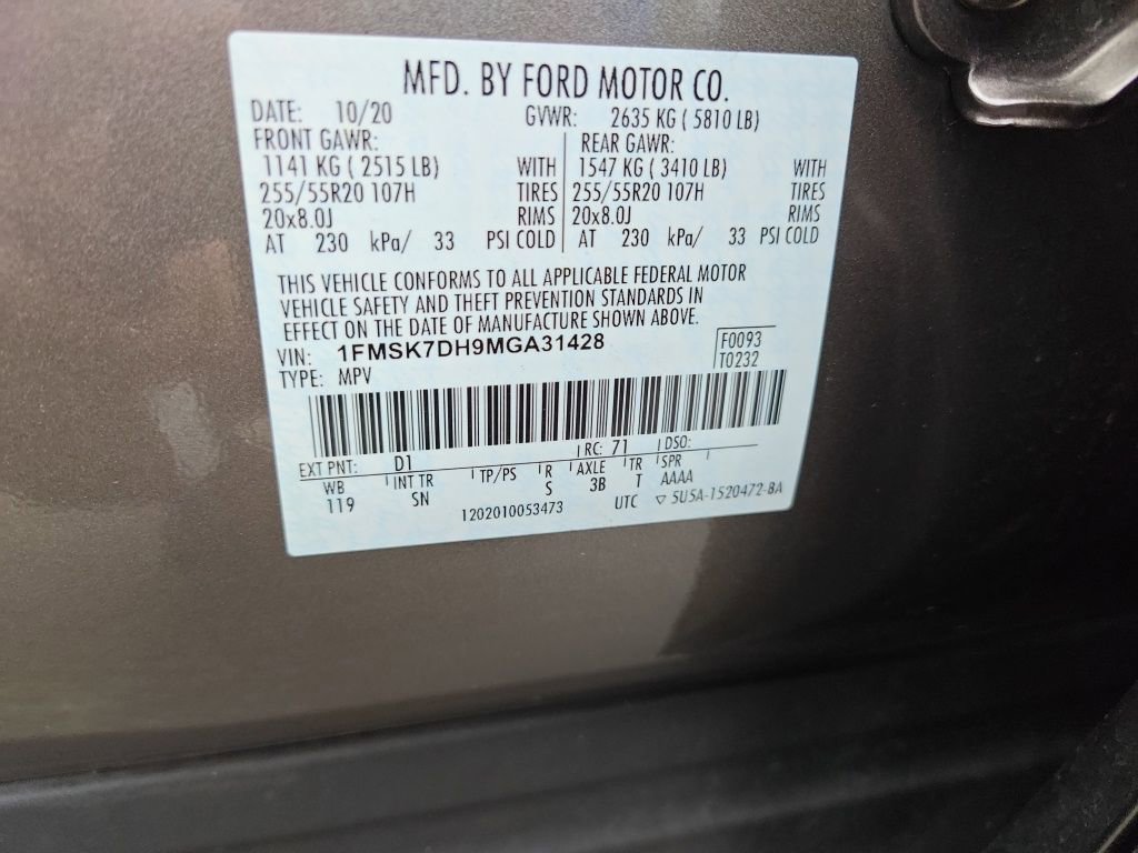 Certified 2021 Ford Explorer XLT w/ Equipment Group 202A RWD image 14