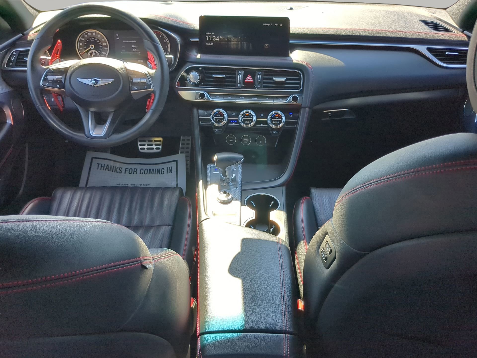 Used 2023 Genesis G70 2.0T w/ Sport Prestige Package image 37