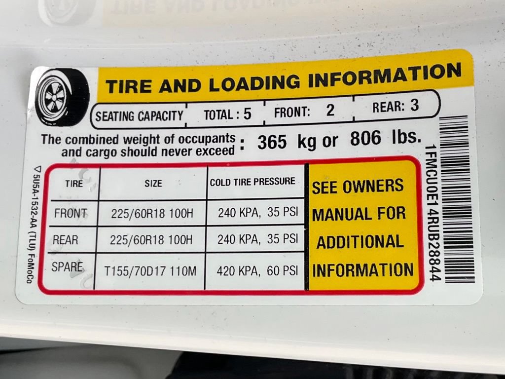 Certified 2024 Ford Escape SE w/ PHEV Premium Package FWD image 51