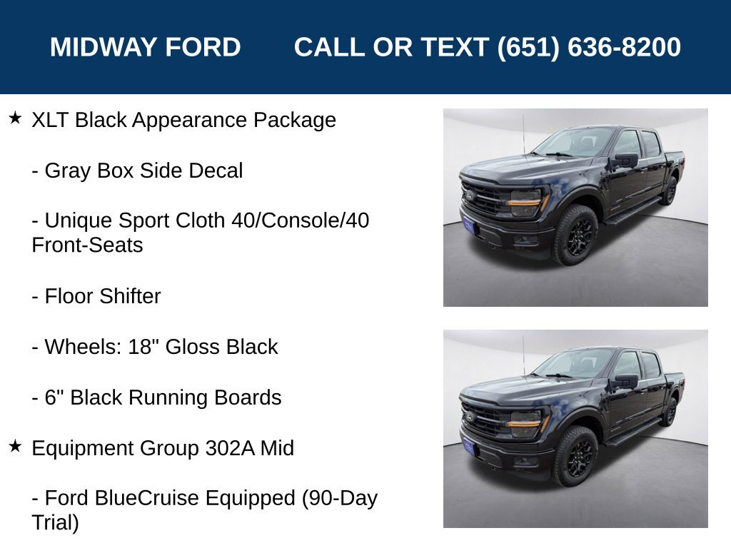 Certified 2024 Ford F150 XLT w/ Equipment Group 302A MID AWD/4WD image 10