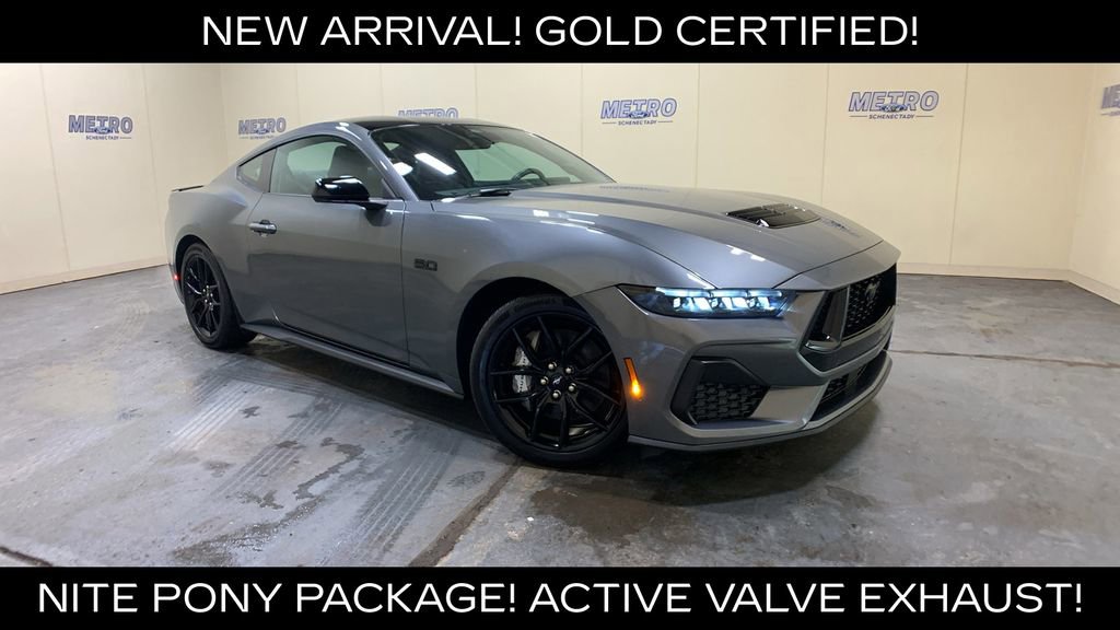 Certified 2025 Ford Mustang GT Premium w/ Mustang Nite Pony Package