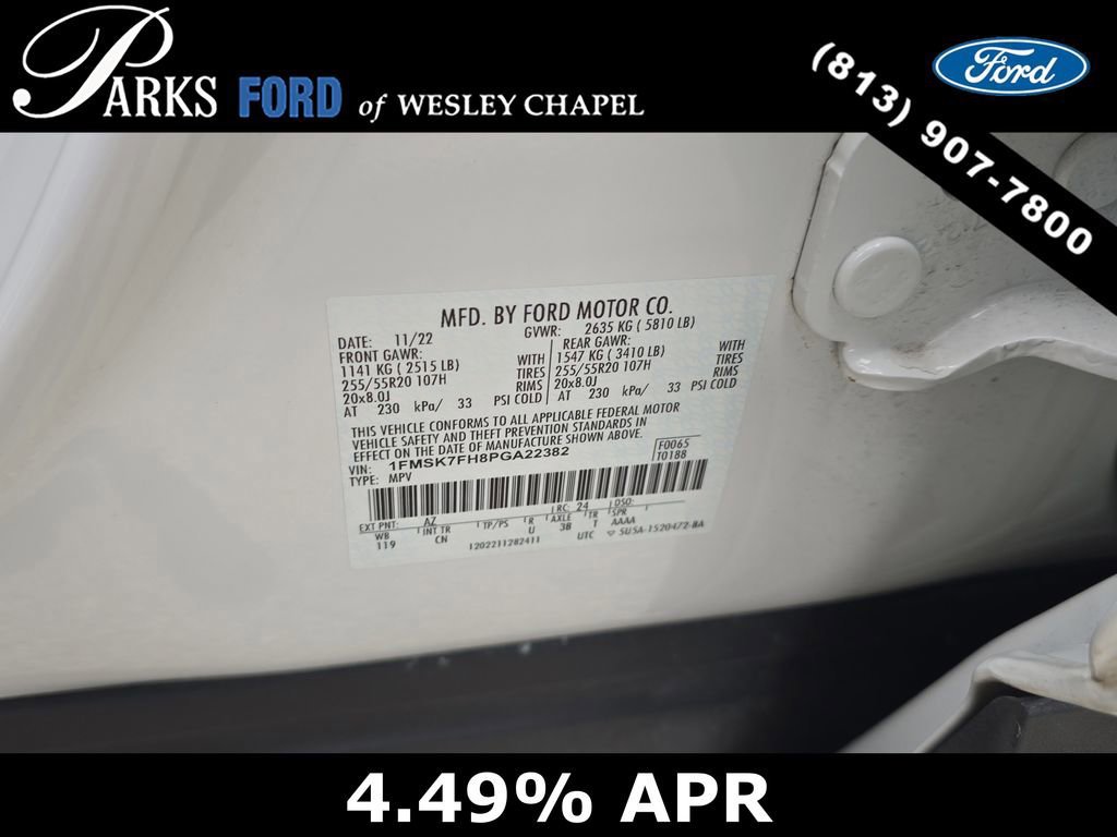 Certified 2023 Ford Explorer Limited w/ Limited Technology Package image 34