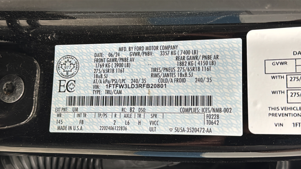 Certified 2024 Ford F150 XLT w/ Equipment Group 302A MID AWD/4WD image 27