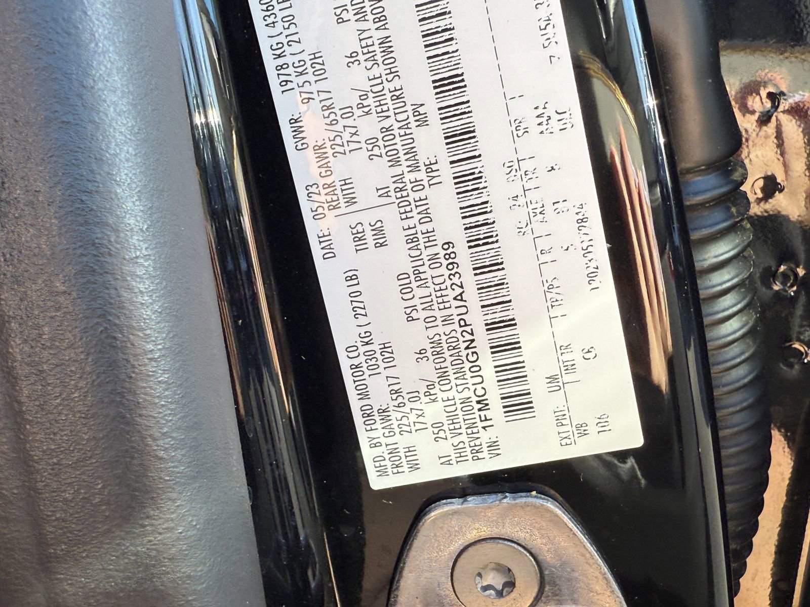 Certified 2023 Ford Escape Active w/ Tech Pack #1 image 34