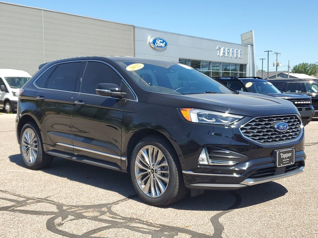 Certified 2022 Ford Edge Titanium w/ Equipment Group 301A AWD/4WD image 2
