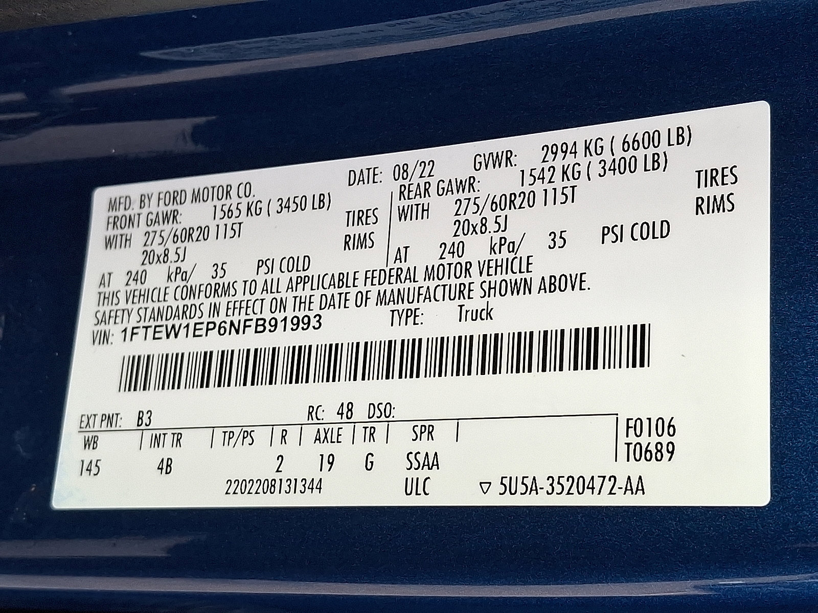 Certified 2022 Ford F150 XLT w/ Equipment Group 302A High image 26