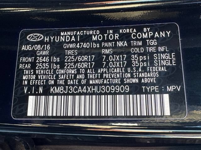 Used 2017 Hyundai Tucson SE w/ SE Popular Package 02 AWD/4WD image 28
