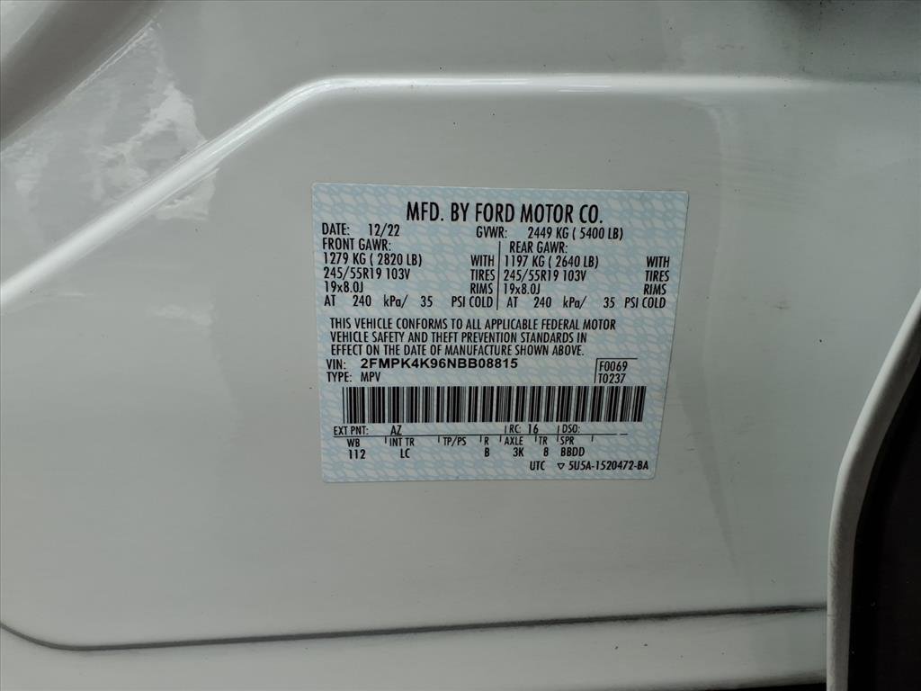 Certified 2022 Ford Edge Titanium image 28